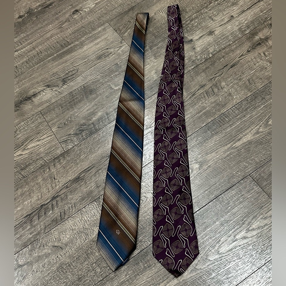 Dior & Valentino Men's Tie Set